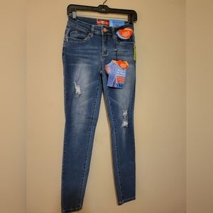 WBB YMI Distressed Skinny Jean